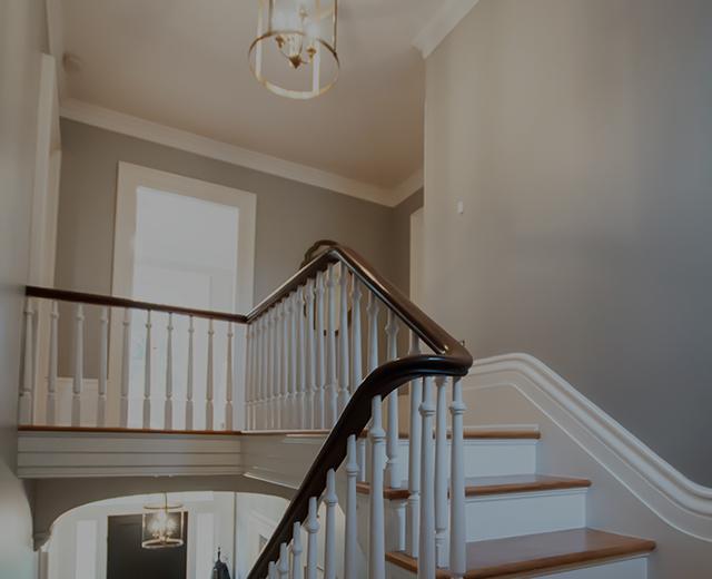 Staircase trim and crown molding Southern Ontario